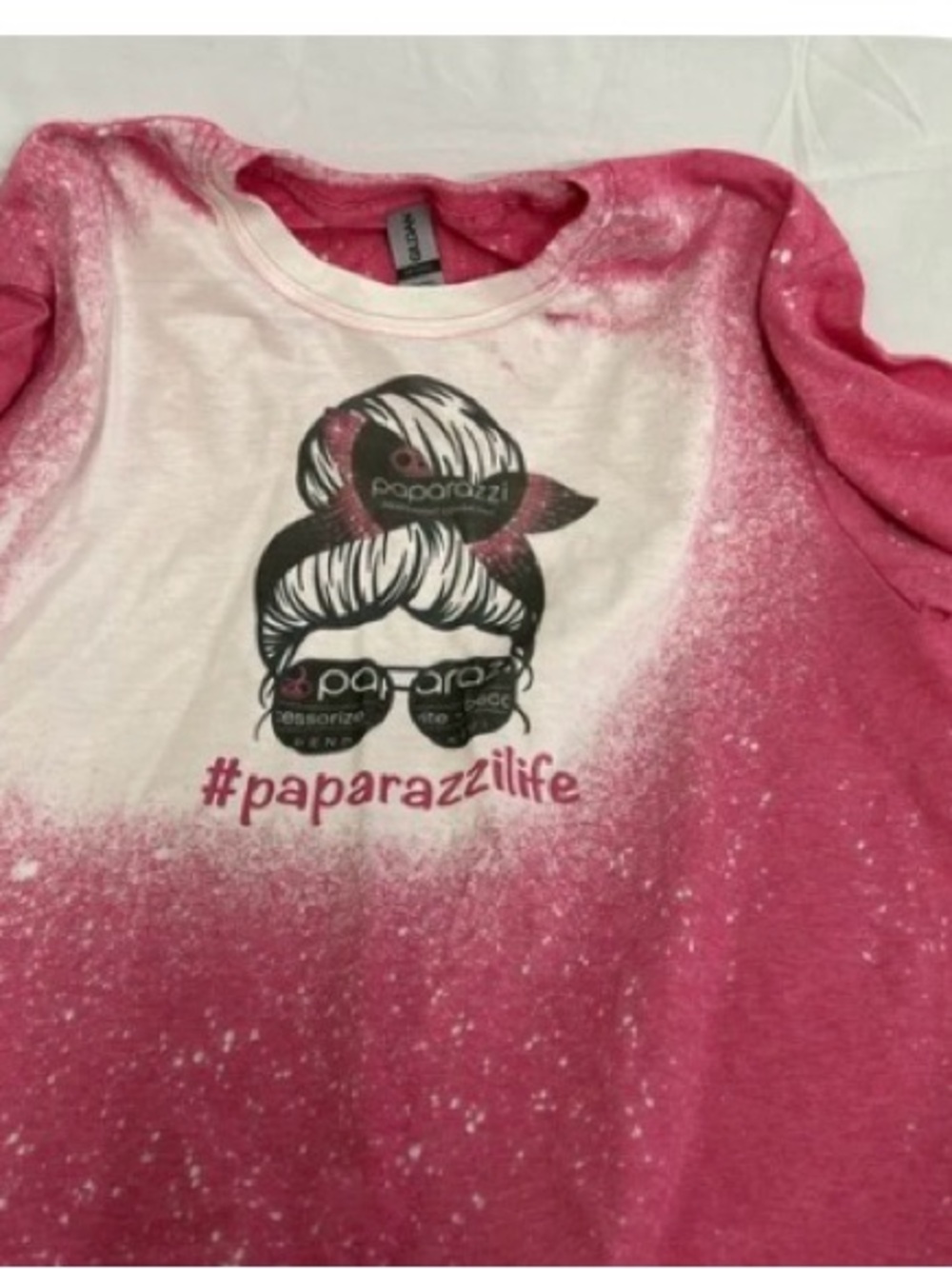#0086 - Paparazzi Pink Ombre #paparazzilife Long Sleeve Graphic Tee